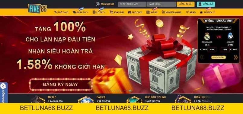Five88 - Link Nhà Cái Five88 Cá Cược Thể Thao Trực Tuyến