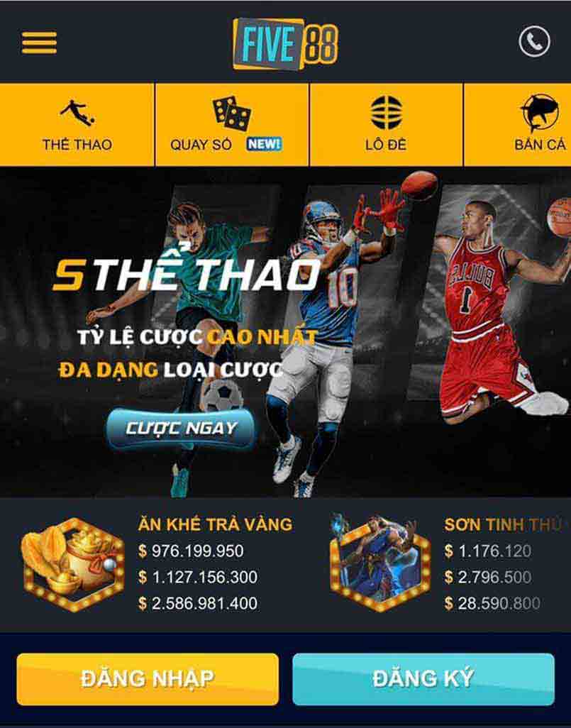 Tải app Five88 - Thoả sức chiến game cá cược mỗi ngày Tải app Five88 - Thoả sức chiến game cá cược mỗi ngày