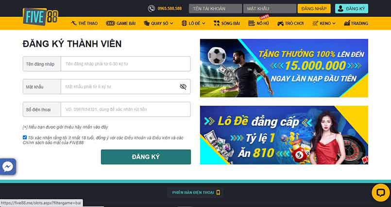Tải app Five88 - Thoả sức chiến game cá cược mỗi ngày Tải app Five88 - Thoả sức chiến game cá cược mỗi ngày