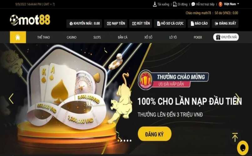 Khuyến mãi Mot88 - Chìa khóa nâng cao lãi suất thắng cược nhanh chóng